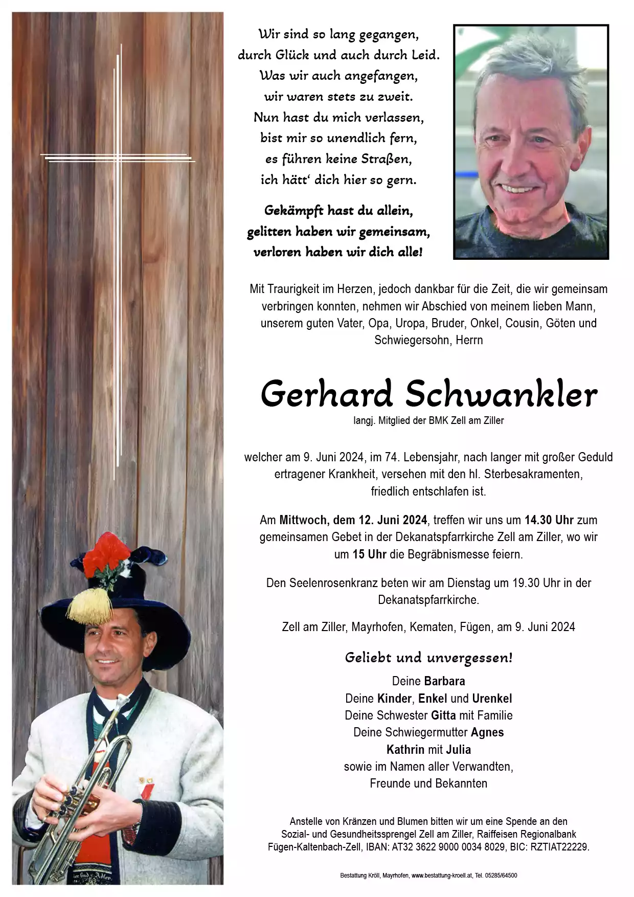 Parte von Gerhard Schwankler